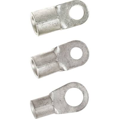LAPP 63204125 Ring terminal  Cross section (max.)=2.50 mm² Hole Ø=5.3 mm Not insulated Metal 100 pc(s) 