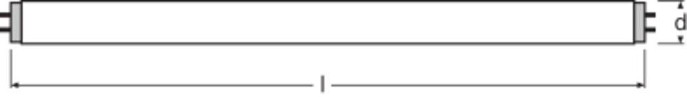 OSRAM Fluorescent tube EEC: G (A - G) G13 36 W Cool white Tube shape (Ø x L) 26 mm x 1213.6 mm 1 pc(s)-2