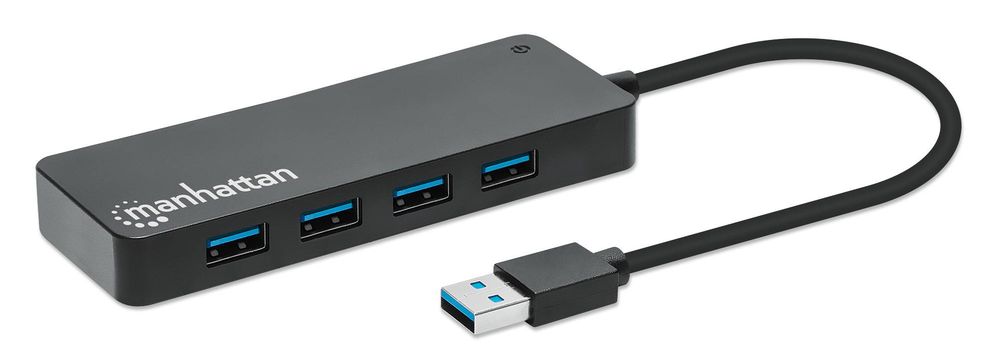 Manhattan 168403 USB hub USB A (USB 3.2 1st gen) Black 168403-5