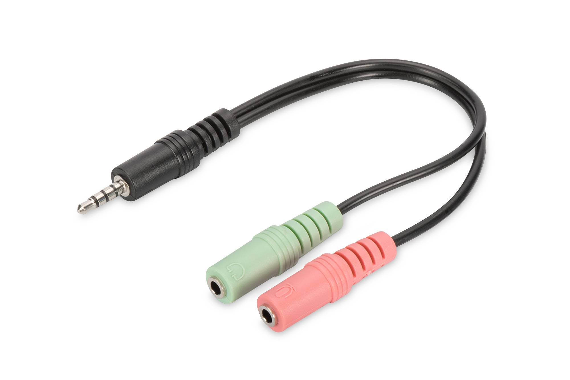 Digitus AK-510301-002-S AK-510301-002-S Audio/phono Adapter Green, Rose, Black-2