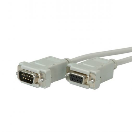Digitus Series Cable [1x D-SUB-plug 9-pin - 1x D-SUB socket 9-pin] 2.00 m Beige-8