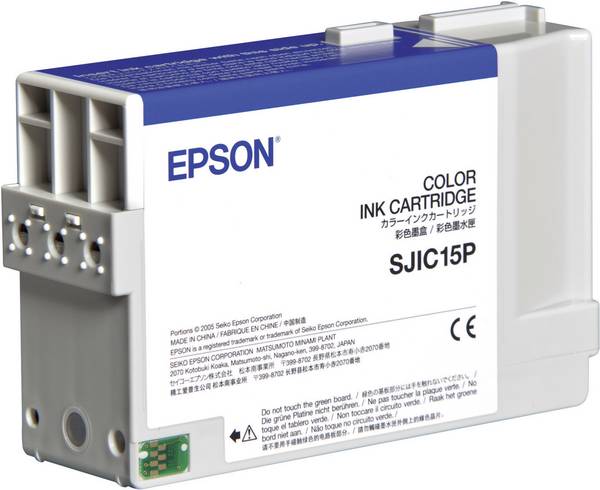 Epson Ink cartridge SJIC15P Original Cyan, Magenta, Yellow C33S020464