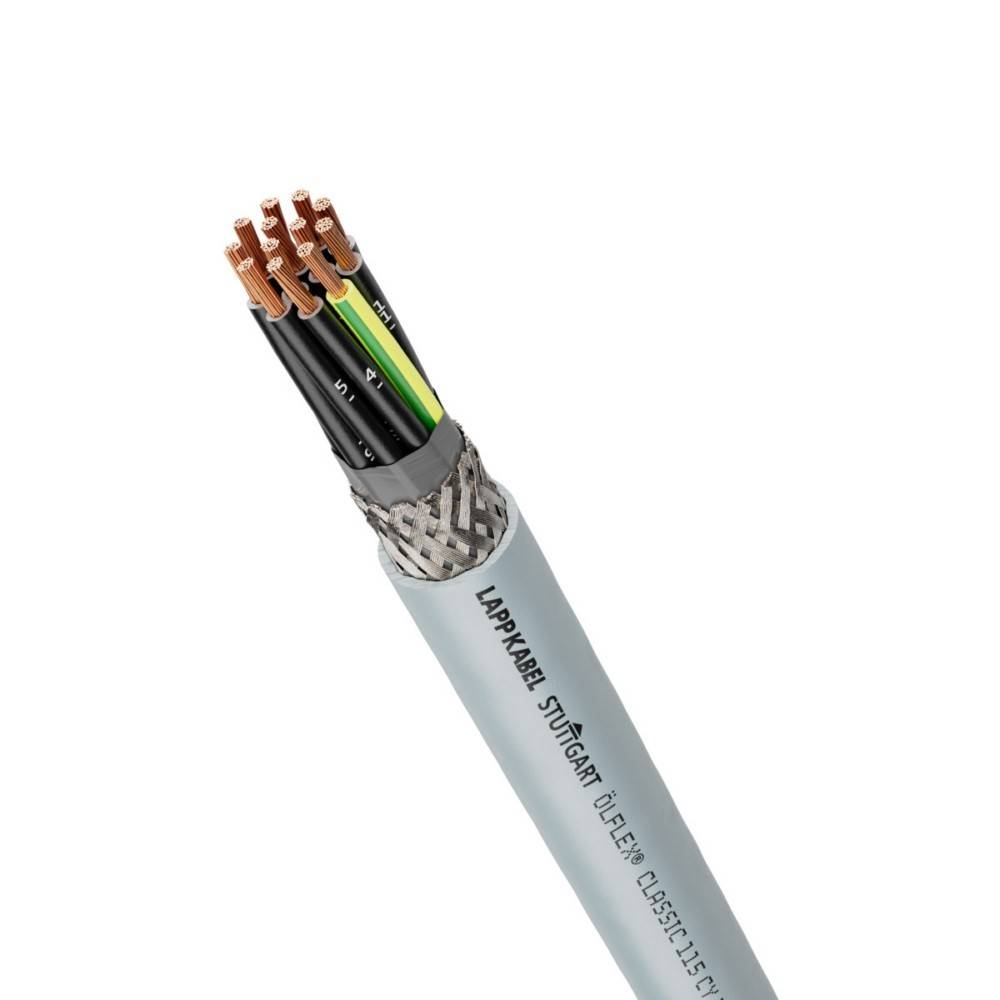 LAPP ÖLFLEX® CLASSIC 115 CY Control lead 4 G 1 mm² Grey 1136204/50 50 m-0