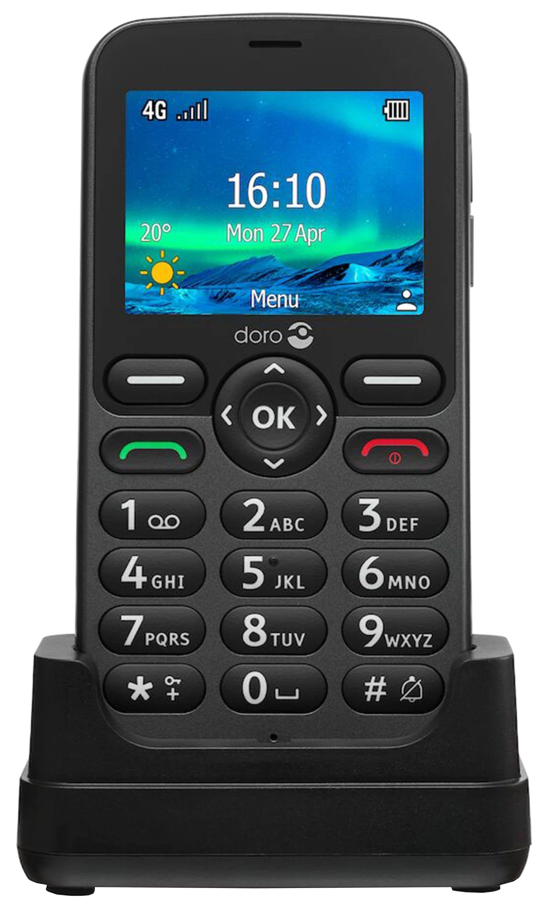 Symbol image for doro 5860 Big button mobile phone Charging station Graphite