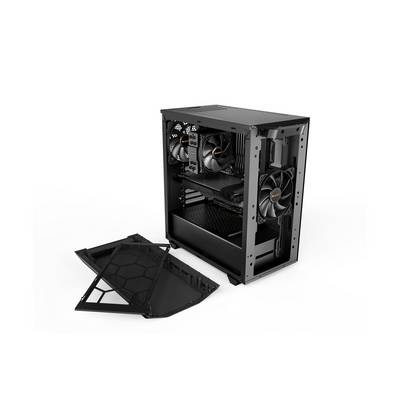 BeQuiet Pure Base 500 Windows Midi tower PC casing, Game console casing Black 2 built-in fans, Window, Dust filter, Insu-10