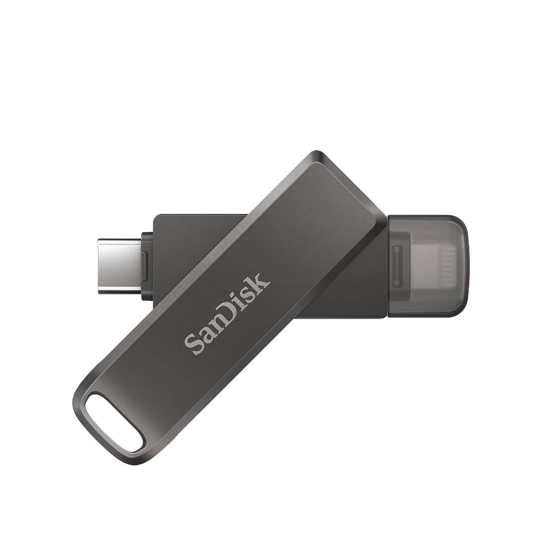 SanDisk iXpand® Luxe USB stick 128 GB Black SDIX70N-128G-GN6NE Apple Lightning, USB C® (USB 3.1 1st gen)-7