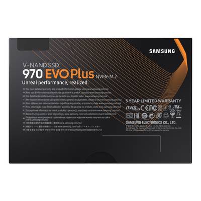 Samsung 970 EVO Plus 500 GB NVMe/PCIe M.2 internal SSD M.2 NVMe PCIe 3.0 x4 Retail MZ-V7S500BW-6