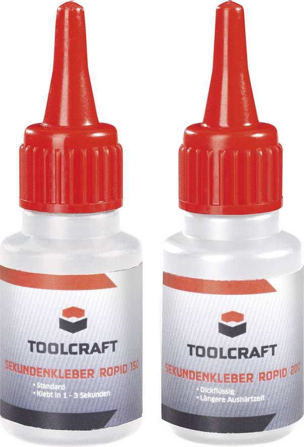 TOOLCRAFT ROPID 150 & ROPID 200 Superglue 885813 1 Set
