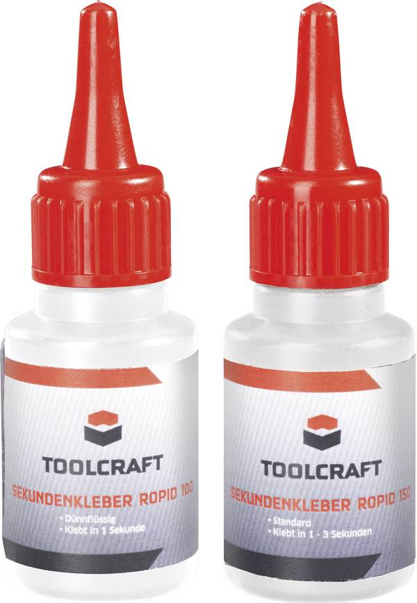 TOOLCRAFT ROPID 100 & ROPID 150 Superglue 885815 1 Set