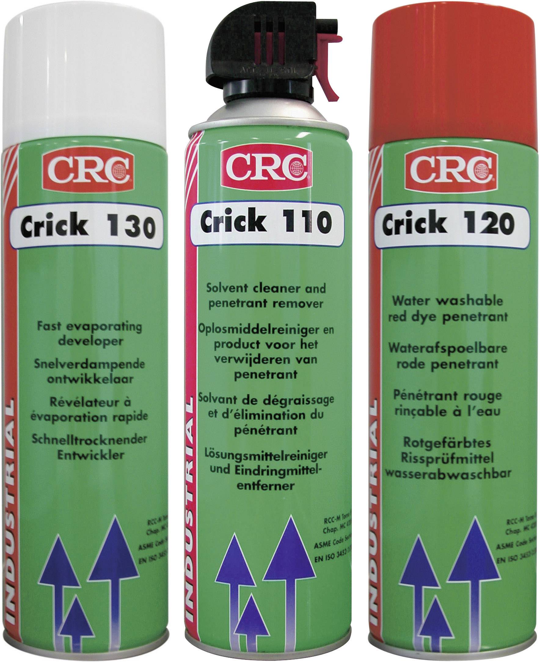 Жидкость для трещин. CRC Crick 110-120-130. Пенетрант для контроля сварных. Спрей для проверки сварочных швов. Проявитель сварных швов.