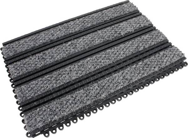 COBA Europe PMP010601 Premier Plus Tiles PVC plate (L x W x H) 450 x 300 x 18 mm Black, Grey