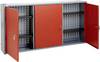 Küpper 70092 Tool wall cabinet (W x H x D) 120 x 60 x 19 cm Red, Silver