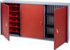 Küpper 70192 Tool wall cabinet (W x H x D) 120 x 60 x 19 cm Red, Silver