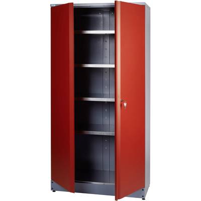 Küpper 70292 High cabinet, 2-door red (W x H x D) 91 x 180 x 45 cm