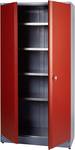 High cabinet, 2-door red