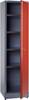 Küpper 70392 Tool cupboard (large) (W x H x D) 455 x 1800 x 450 mm Red, Silver