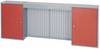 Küpper 70402 Tool wall cabinet (W x H x D) 160 x 60 x 19 cm Red, Silver