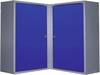 Küpper 70377 Tool wall cabinet (L x W x H) 60 x 60 x 60 cm Blue, Silver