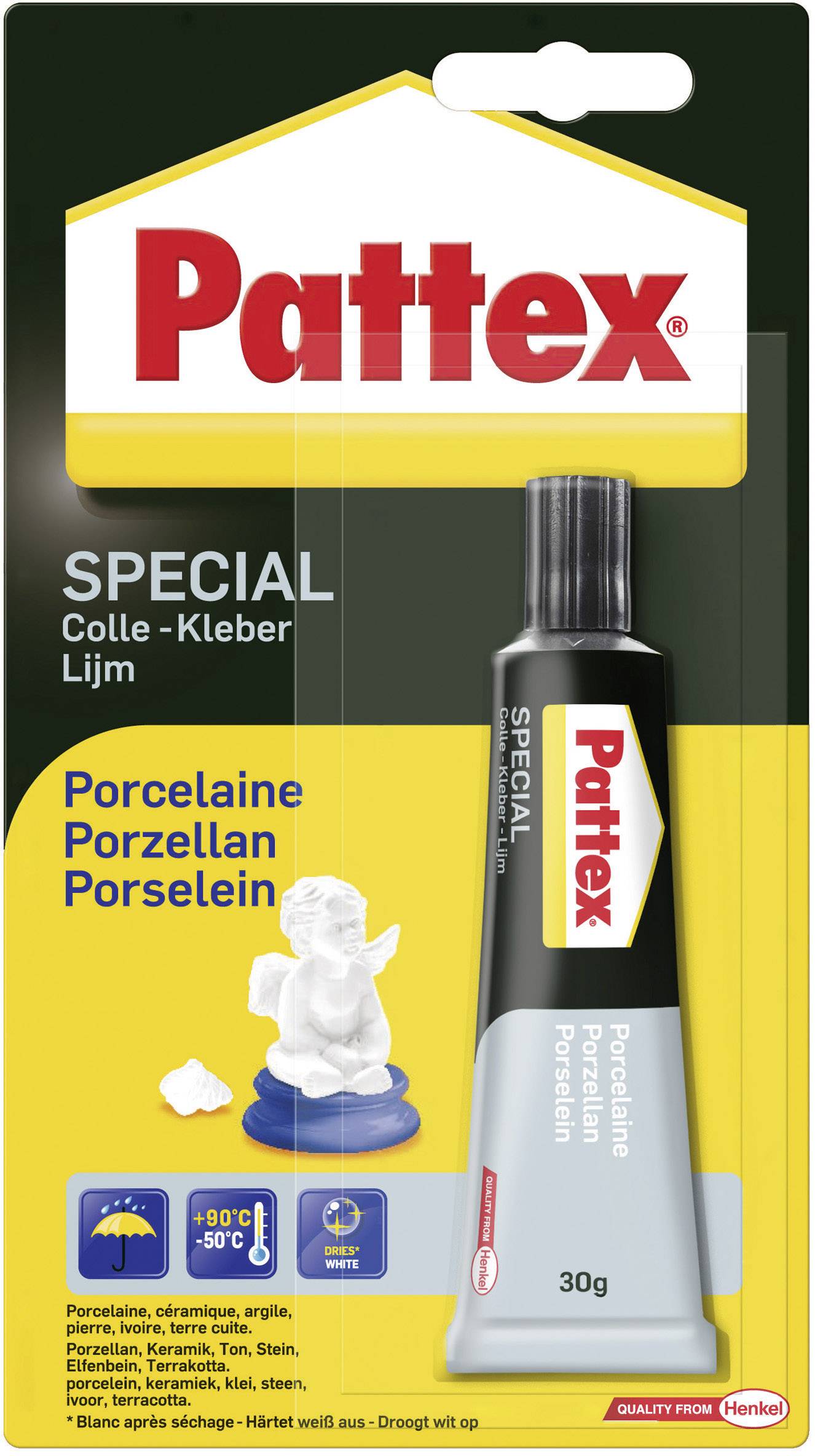 Hijgend brandwonden Onderzoek Pattex PORZELLAN Special purpose adhesive PXSP1 30 g | Conrad.com