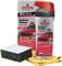 'Nigrin Performance Brilliant Polish Turbo' Car Polish Set with Sponge and Cloth. Suitable for all paint types, provides shine and protection.