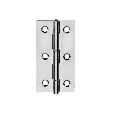 TOOLCRAFT Narrow Hinges 30 mm Steel, bright galvanised.  1 pc(s)