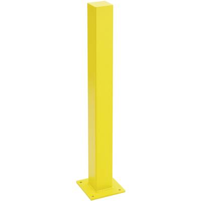 TRAFFIC-LINE Impact Protection Railing System. Self assembly., Bollard 1,000 x 100 x 100mm, Yellow Surface mounting, Bol