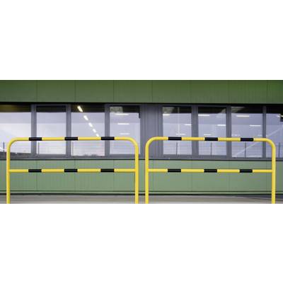 TRAFFIC-LINE STEEL HOOP GUARDS, Steel Hoop Guards 48/2mm Yellow/Black. Wall fixing. Non removeable, External 1300 x 1500