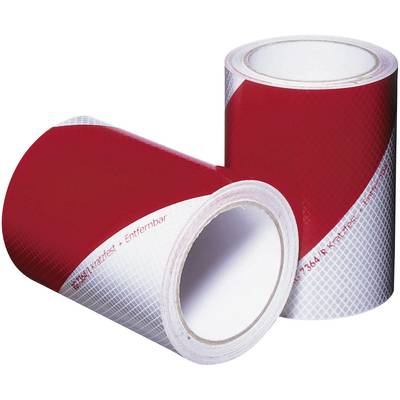 Moravia 430.12.392 MORION-Warning Mark DIN 30 710 red/white (L x W) 9 m x 141 mm
