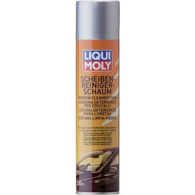 Liqui Moly Windscreen Cleaner Foam, 300 ml, with an illustration of a car on the label. Text in multiple languages.