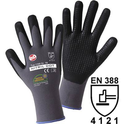 L+D NITRIL DOT 1166-9 Polyamide Protective glove Size (gloves): 9, L EN 388:2016   CAT II 1 Pair