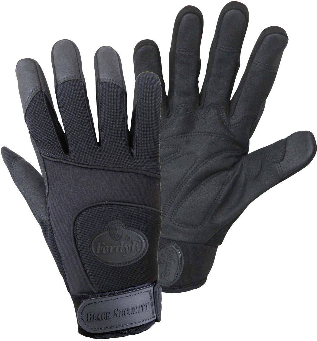 black security gloves