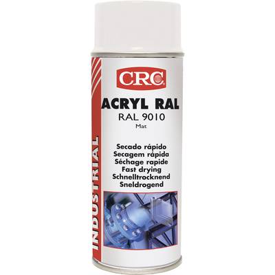 CRC  31066-AA Acrylic paint White (matt) RAL colour code 9010 400 ml