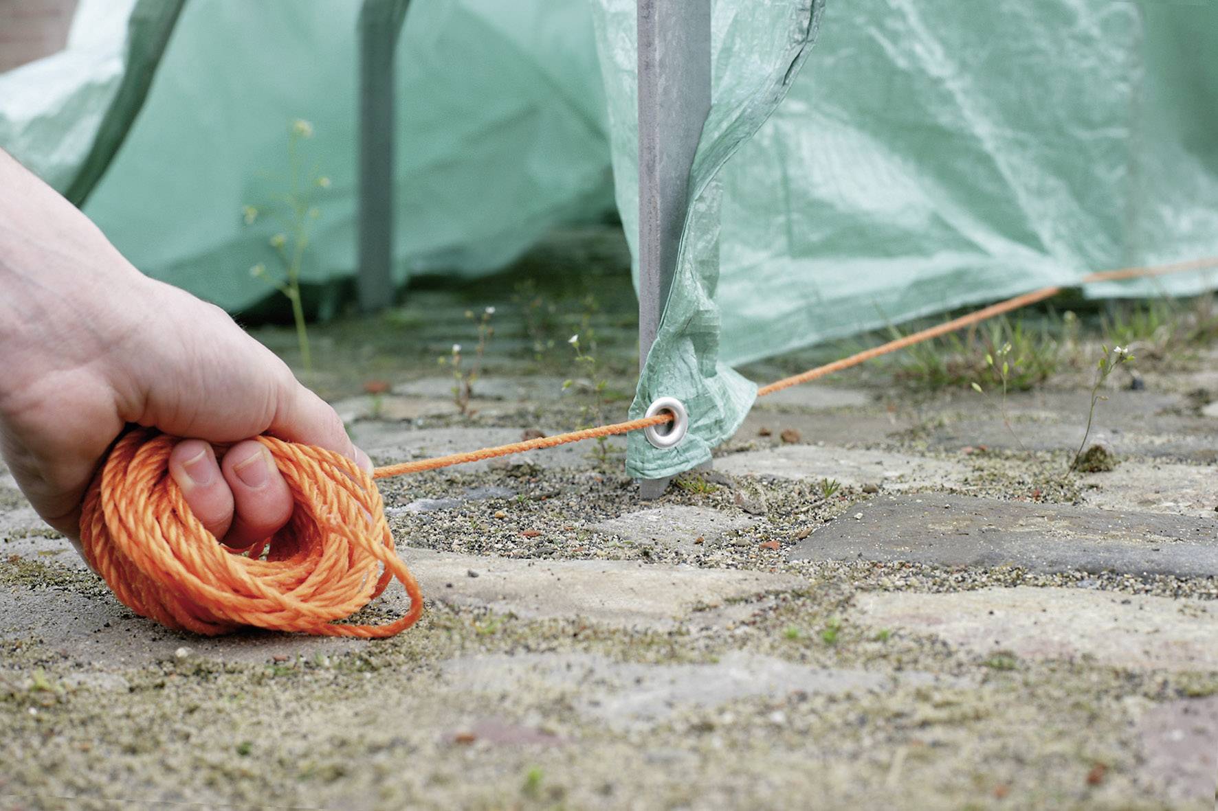 Polypropylene rope (Ø x L) 6 mm x 20 m kwb 9826-62 Orange-1
