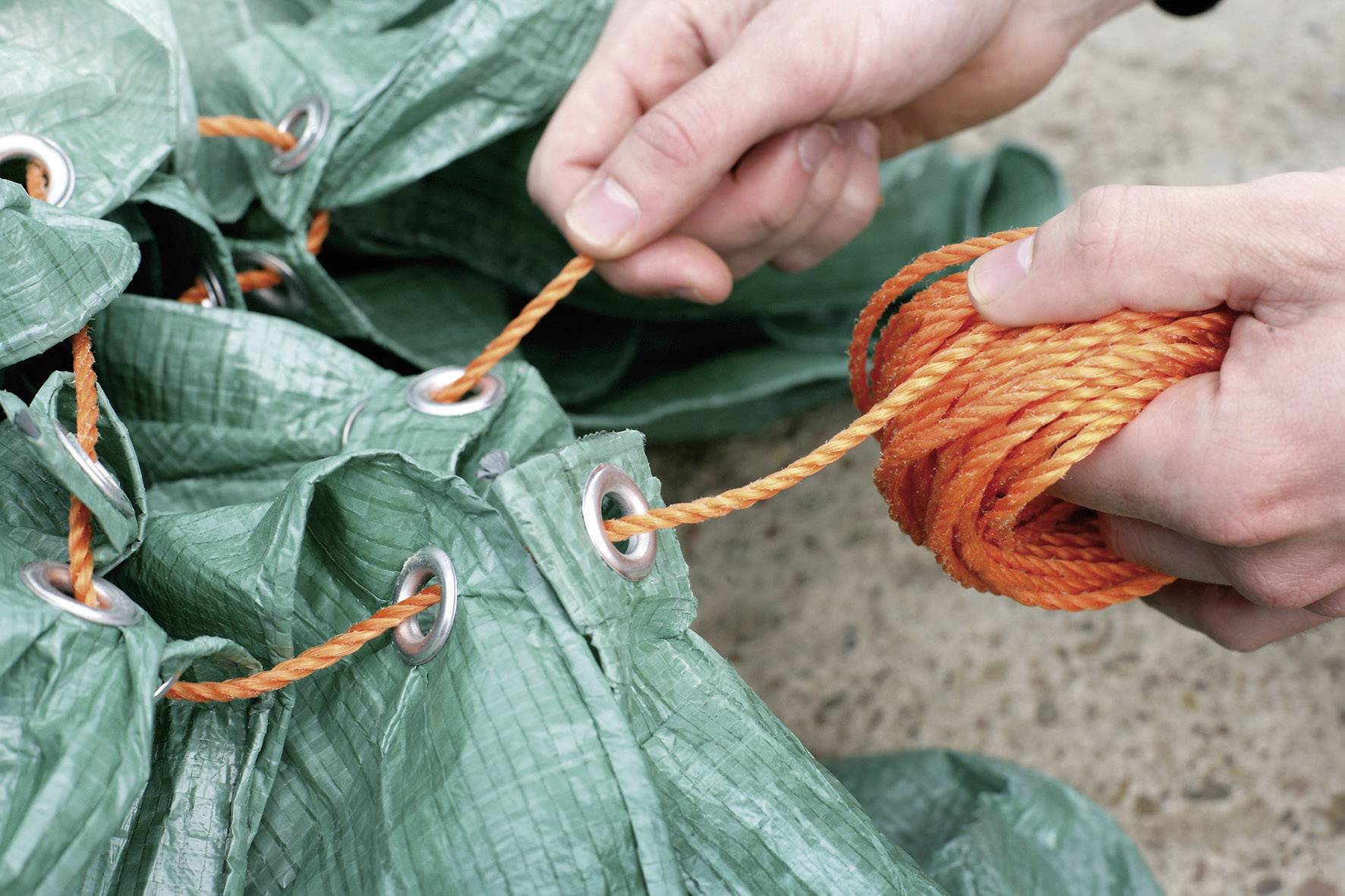 Polypropylene rope (Ø x L) 6 mm x 20 m kwb 9826-62 Orange-2