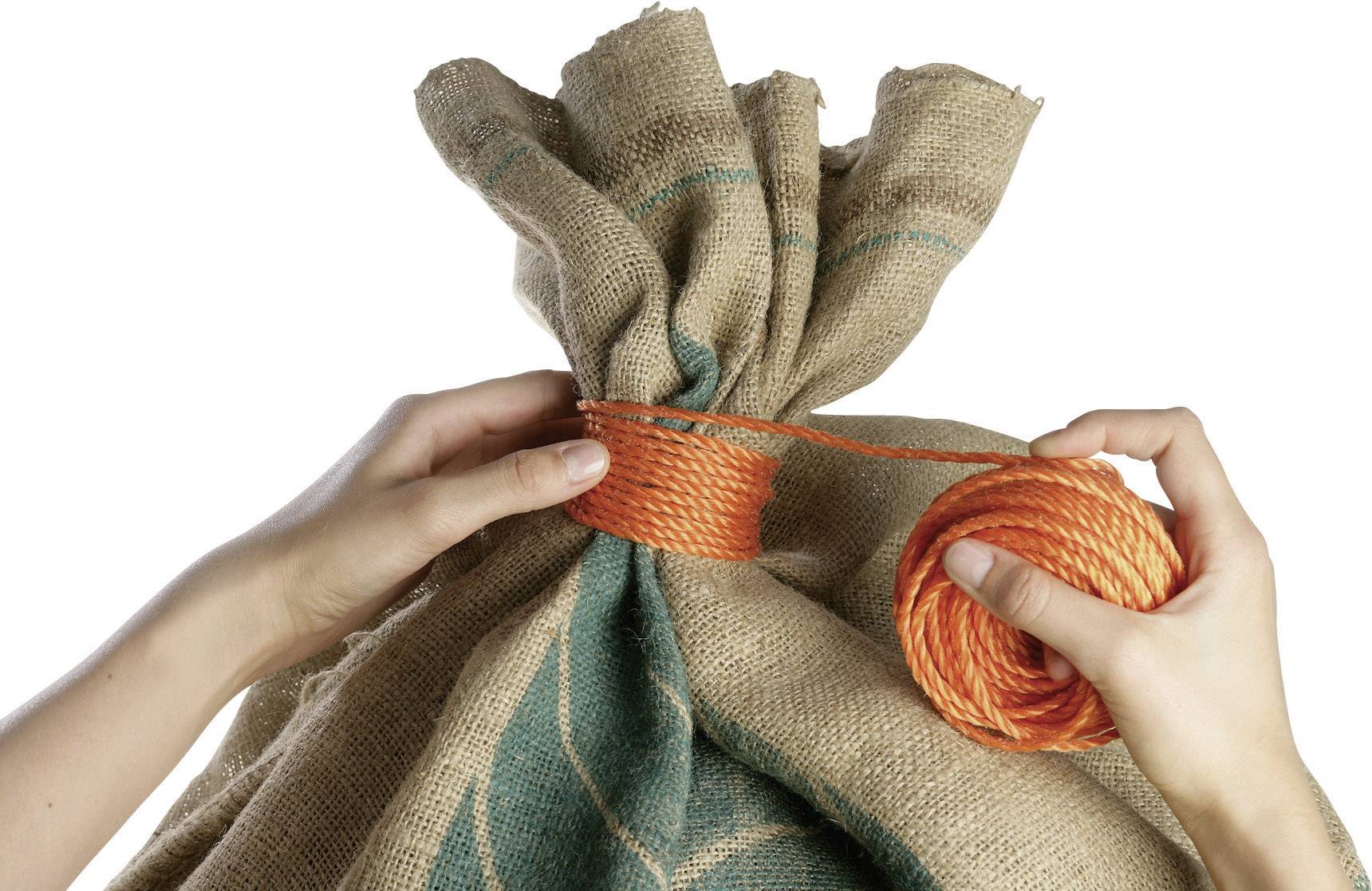 Polypropylene rope (Ø x L) 6 mm x 20 m kwb 9826-62 Orange-3