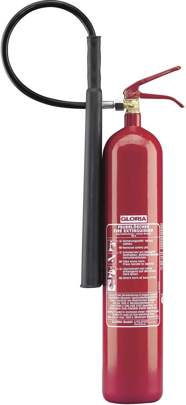Gloria KS5ST Carbon dioxide 5 l Fire class: B Content 1 pc(s)