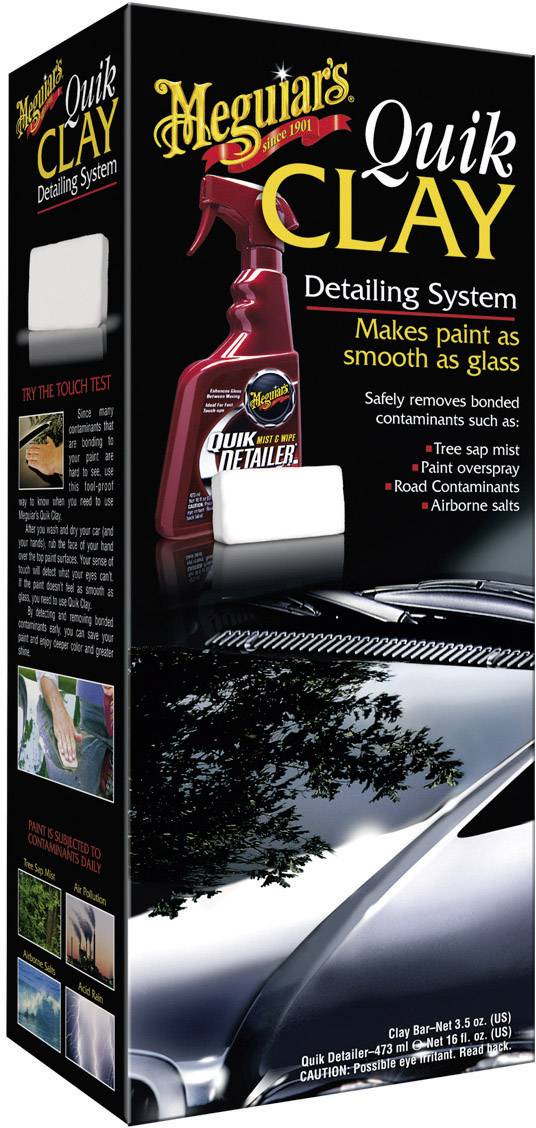 Meguiars Quik Clay Detailing System Kit 650018 Paint cleaner 1 Set