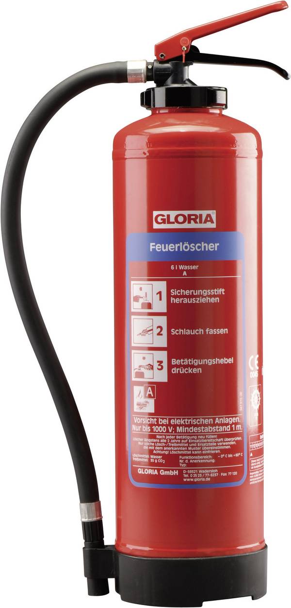 Gloria W9EASY Water 9 l Fire class: A Content 1 pc(s)