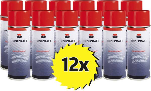 TOOLCRAFT  Silicon spray 400 ml  4800 ml