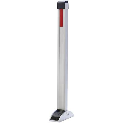 CONTROLLER-PLUS PEDAL OP. DROP DOWN POST, Anodised Aluminium 70 x 50mm Section. Height 950mm, Ground clearance 65mm. Red