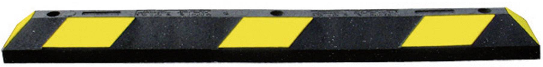 TRAFFIC-LINE Park-it Wheel Stops - 1 Piece, Recycled rubber, Wheel-stop 1200 Black/yellow,-0