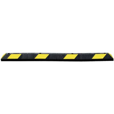 TRAFFIC-LINE Park-it Wheel Stops - 1 Piece, Recycled rubber, Wheel-stop 1800 Black/yellow,