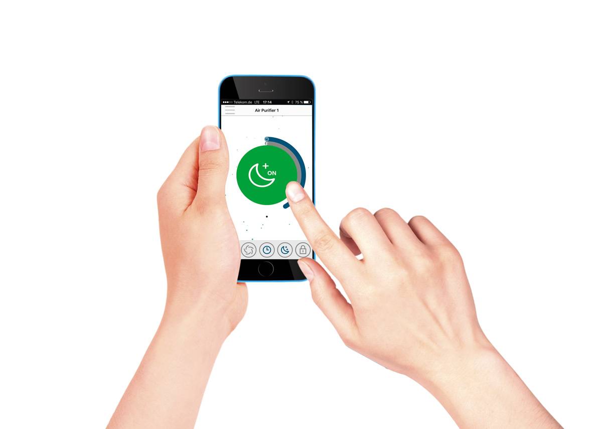 Ideal Office 73100011 73100011 Air purifier 40 m² Black, White-3