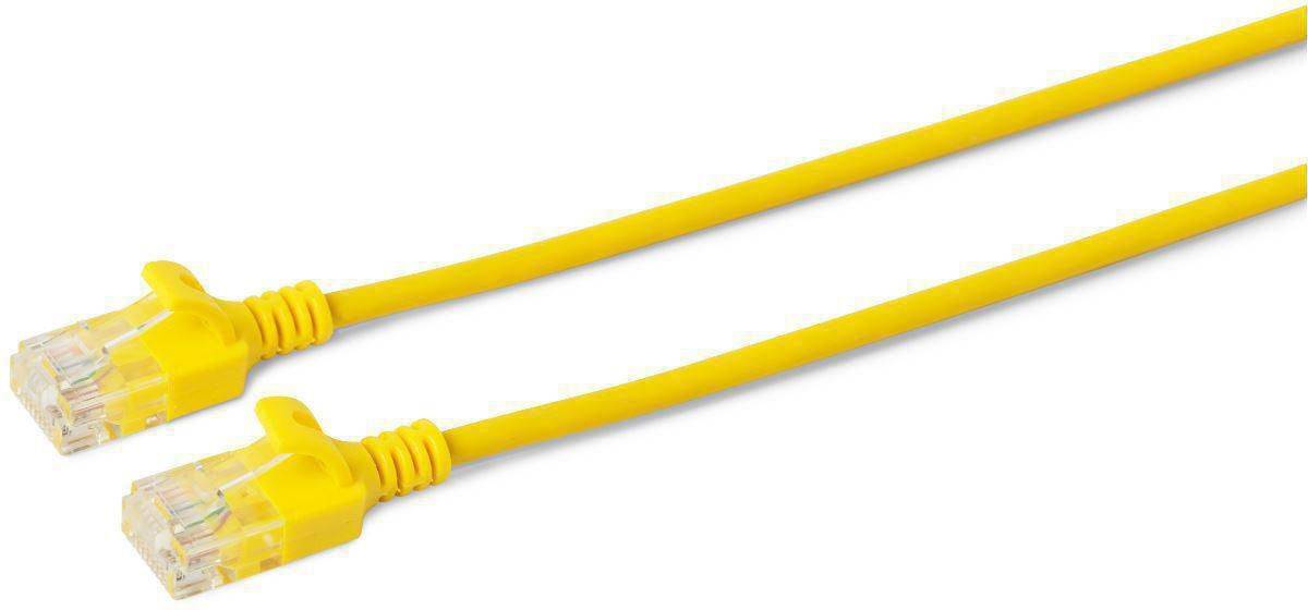 MicroConnect V-UTP60015Y-SLIM RJ45 Patch cable 0.15 m Yellow 1 pc(s)-0