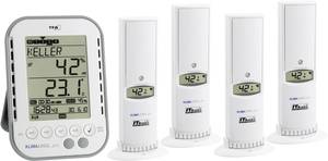 TFA Dostmann KLIMALOGG PRO Profi Set Hygrometer  1 RH 99 RH TFA indoor climate control pro kit, Data logging function
