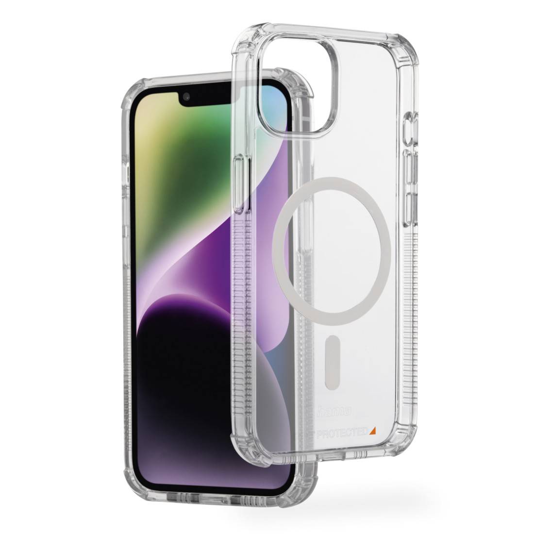 Hama Back cover Apple iPhone 14 Transparent MagSafe compatibility 00138143-0