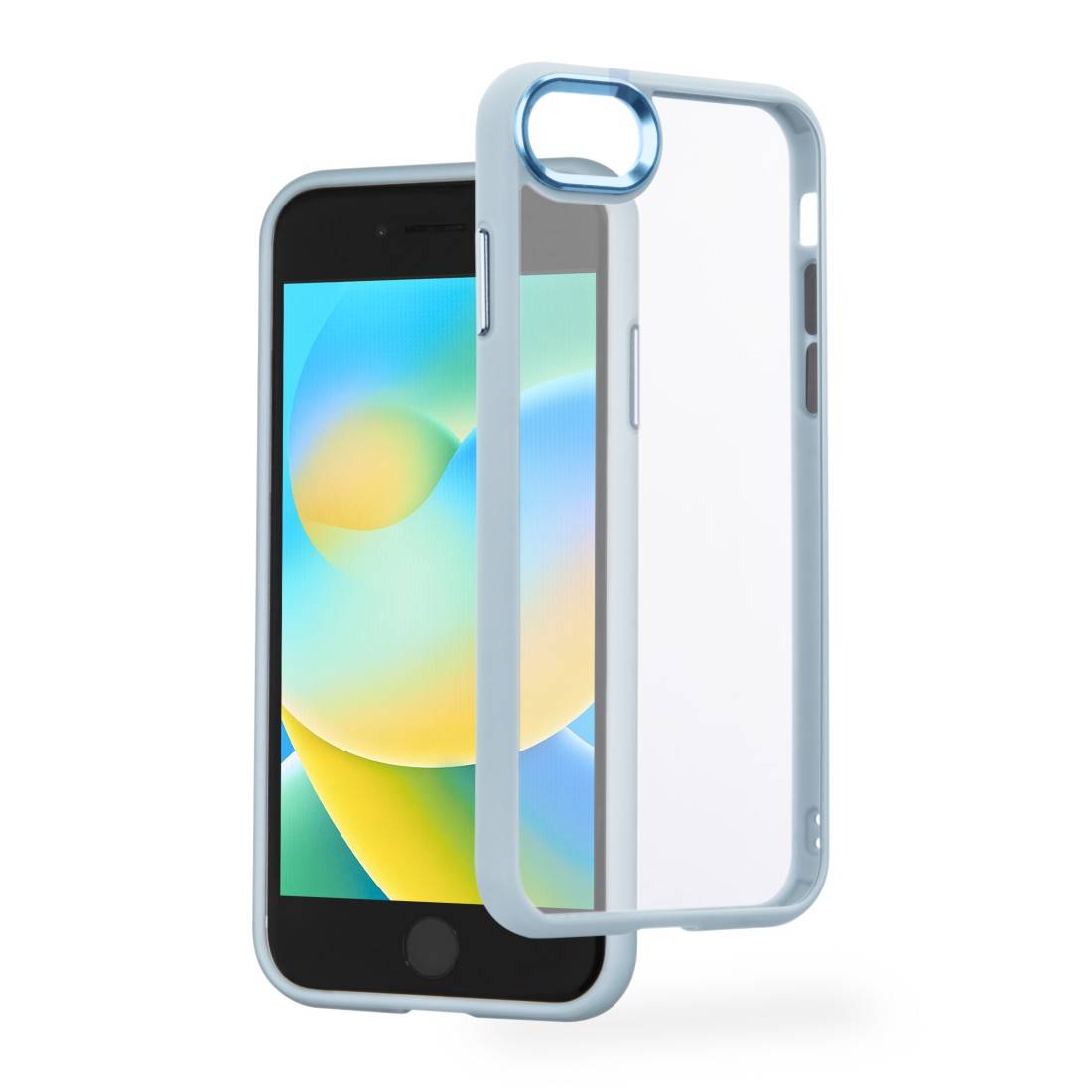 Hama Back cover Apple iPhone 7/8/SE 2020/SE 2022 Transparent, Blue 00138191-1