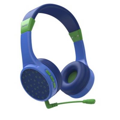 Hama On-ear headset Bluetooth® (1075101) Stereo Blue Headset, Volume control Children-0