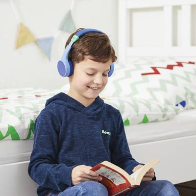 Hama On-ear headset Bluetooth® (1075101) Stereo Blue Headset, Volume control Children-2
