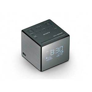 Sony XDR-C1DBP Radio alarm clock DAB+, FM Battery charger Silver, Black-1